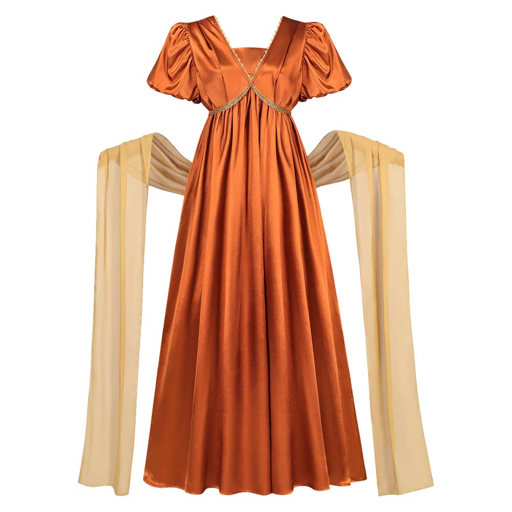 Damen Victoria Mittelalterliches Kleid Cosplay-Kostüm für Halloween, Karneval und Partys