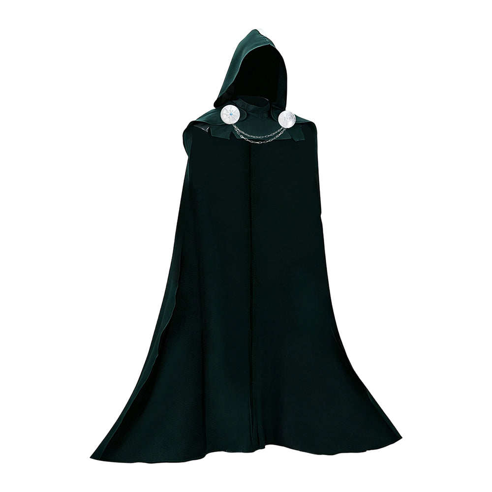Dr.Doom grün Umhang Dooms Herren Cosplay Outfit