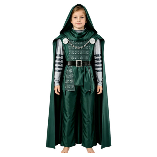 Dr.Doom Kinder Jungen Kostüm Set Doomsday Doctor Doom Halloween Karenval Outfit