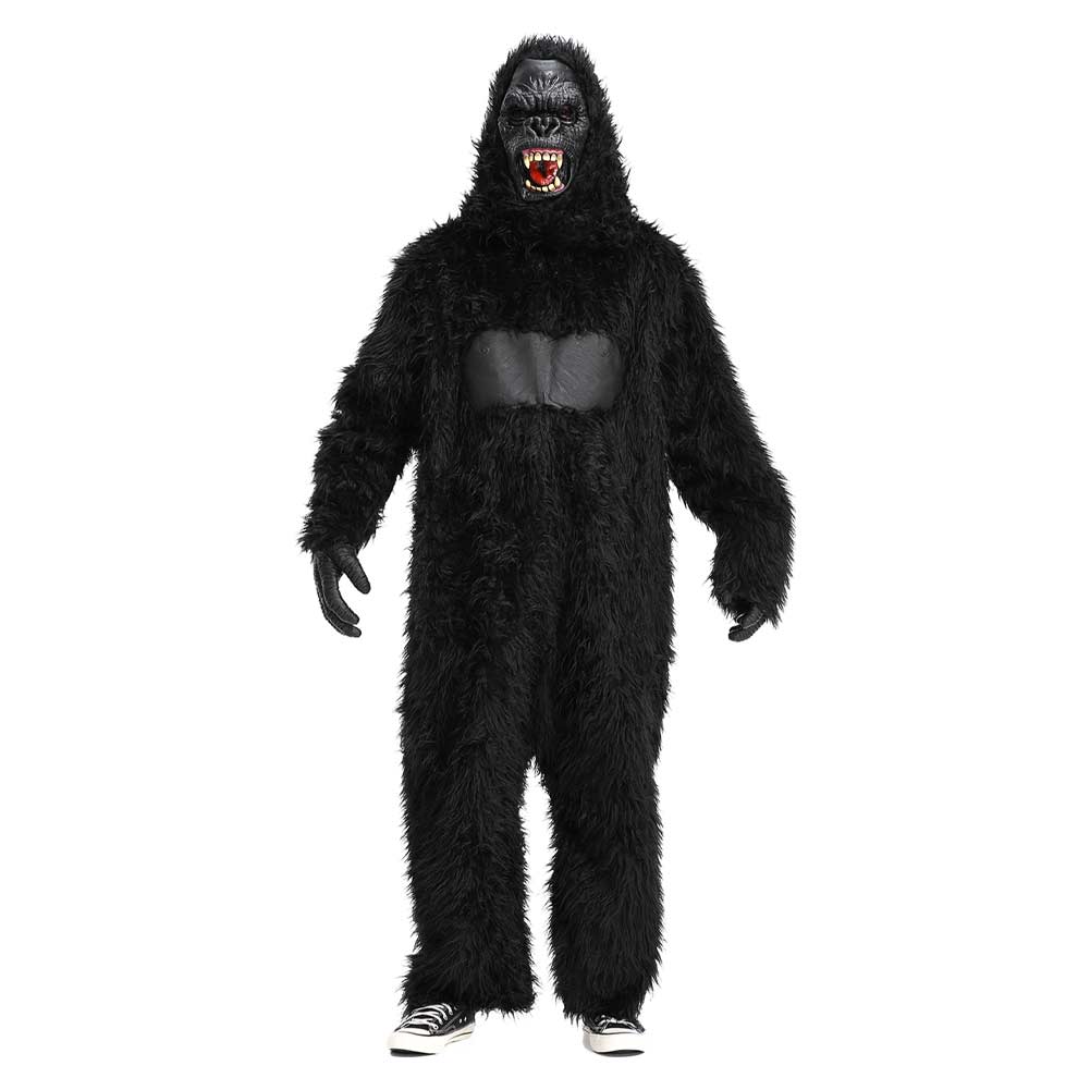 Erwachsene Schimpanse Jumpsuit Cosplay Kostüm Outfits Halloween Karneval Anzug