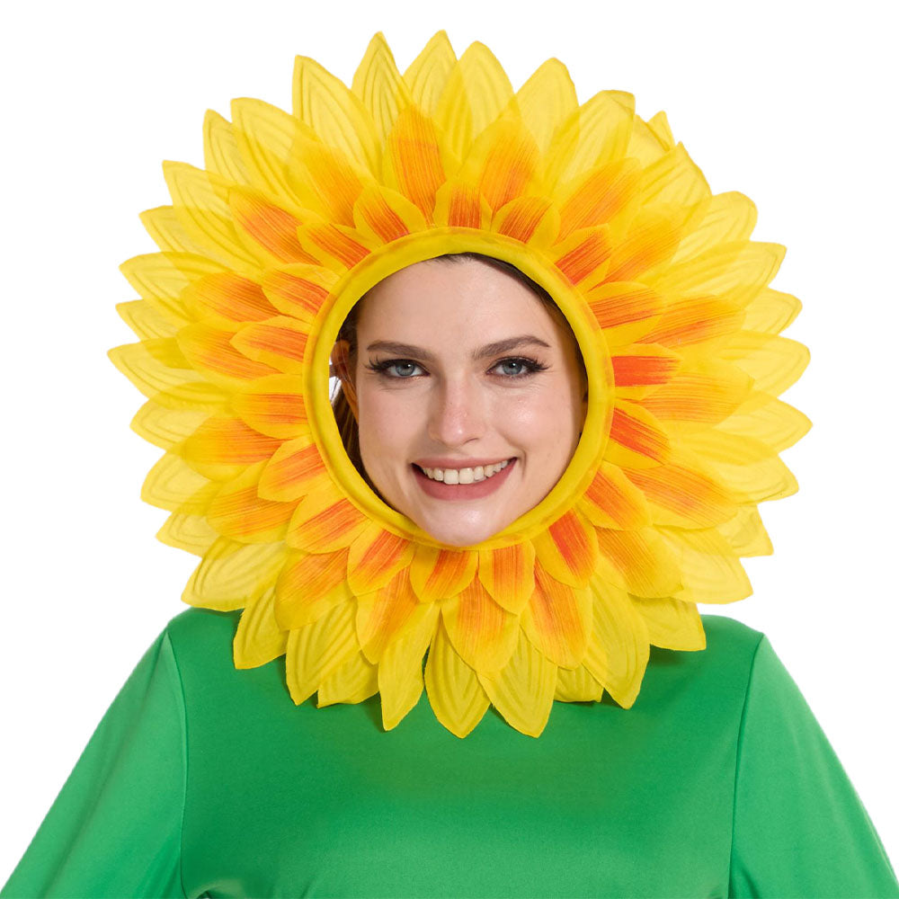 Erwachsene Sonnenblumen Cosplay Kostüm Halloween-Karnevalsparty-Anzug