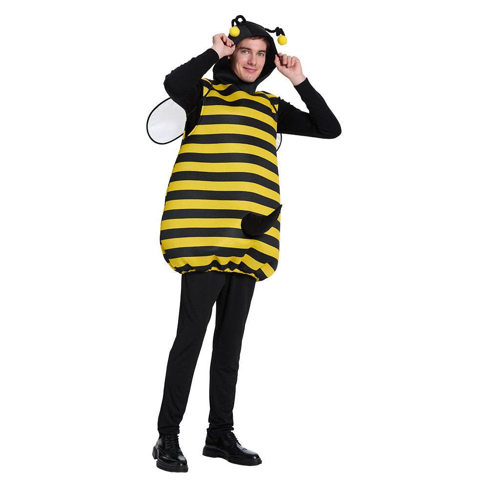 Erwachsene Unisex Bienen Cosplay Kostüm Halloween-Karnevalsparty-Anzug