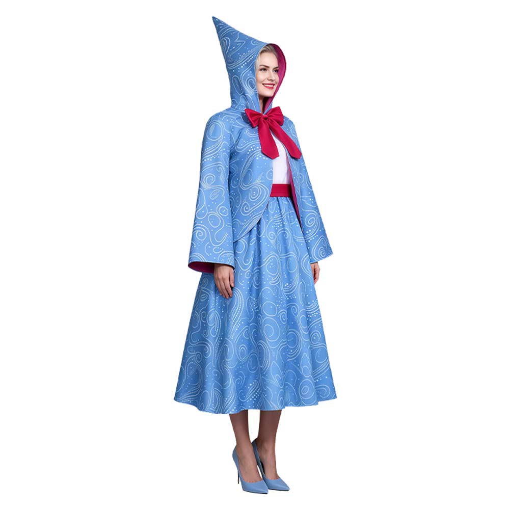 Fairy godmother blau Kostüm Set fée marraine Outfit