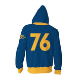 Fallout 76 Cosplay Hoodie 3D Druck Sweatshirt mit Kapuze Streetwear Pullover Game