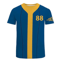 Fallout 88 T-shirt Cosplay Kostüm Outfits Halloween Karneval Anzug Game