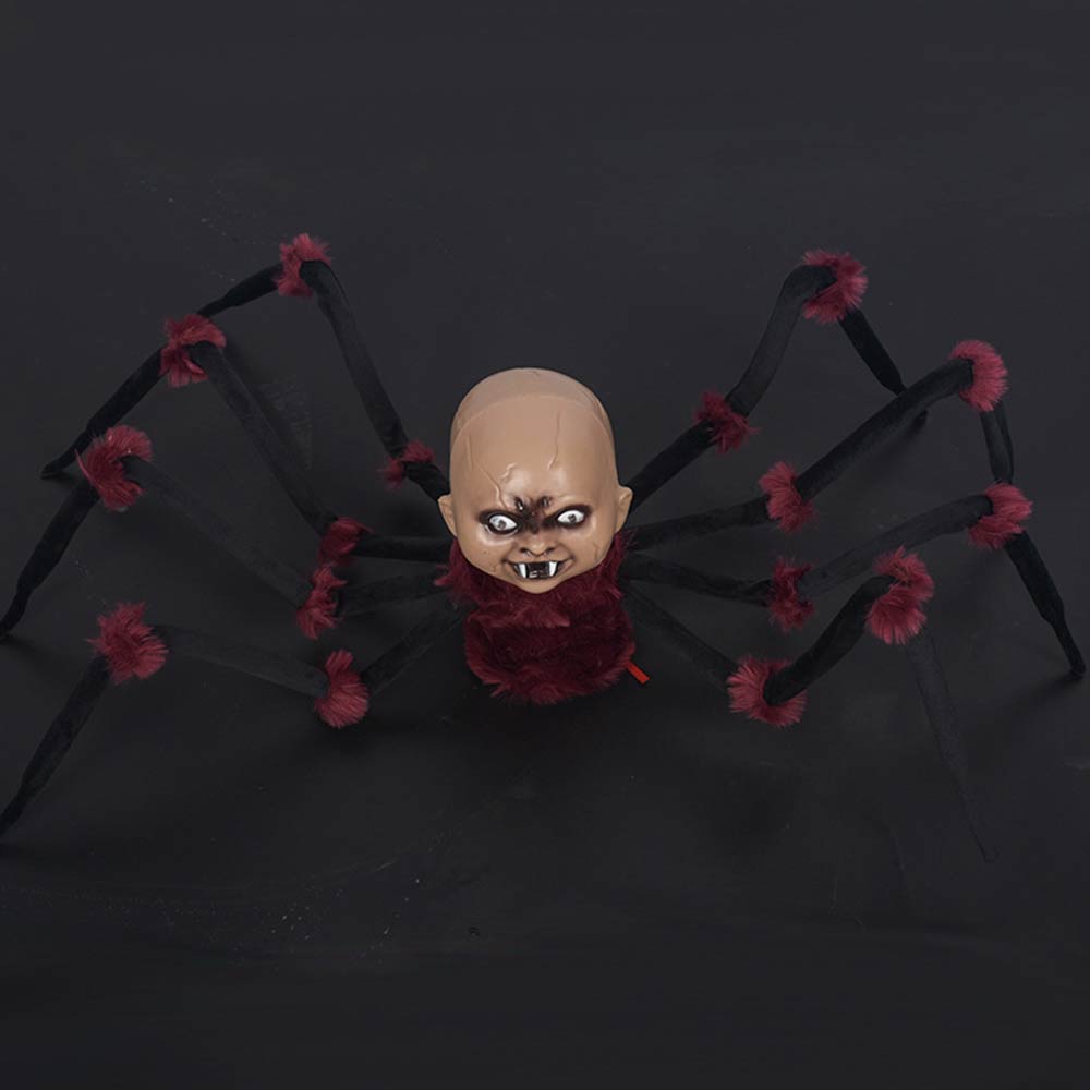 Geister Halloween Karneval Kostüm Zubehör Spinne Elektrisch Plüsch Spinne