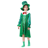 Kinder Mädchen Kleid Cosplay Kostüm Outfits Halloween Karneval Kostüm Patrick\'s Day Kleid