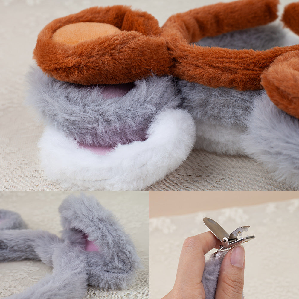 Haarreif Mausohren Haarreif Maus Plüsch Halloween Cosplay Karnevalsmaus Schmuck