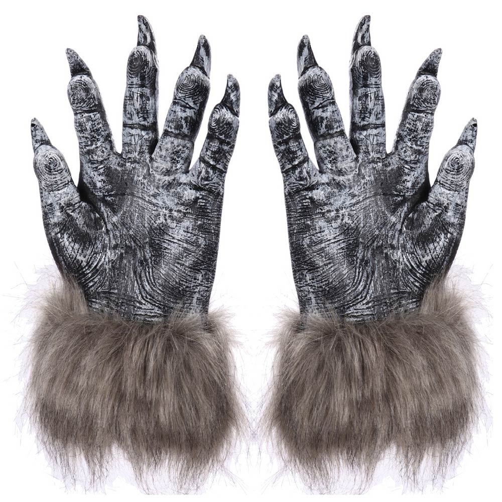 werwolf handschuhe Halloween Karneval Kostüm Zubehör Werwolf Handschuhe Krallen – daskarnevalkostuem