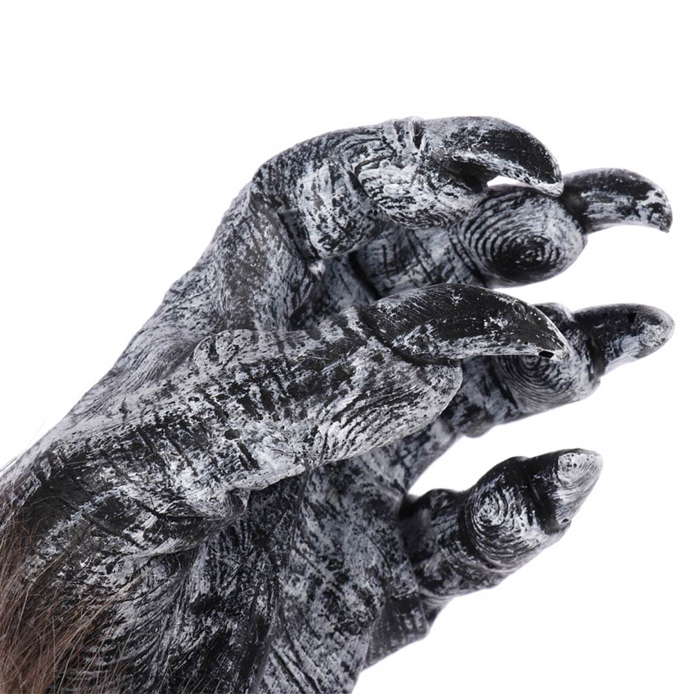 Halloween Karneval Kostüm Zubehör Werwolf Handschuhe Krallen