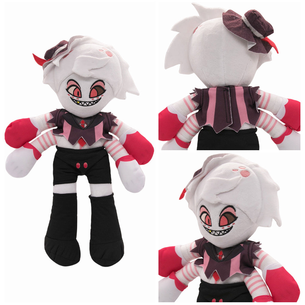 Hazbin Hotel Angel Dust Plüschtiere Cartoon weiche Plüschpuppen Maskottchen Geburtstag Weihnachten Geschenk