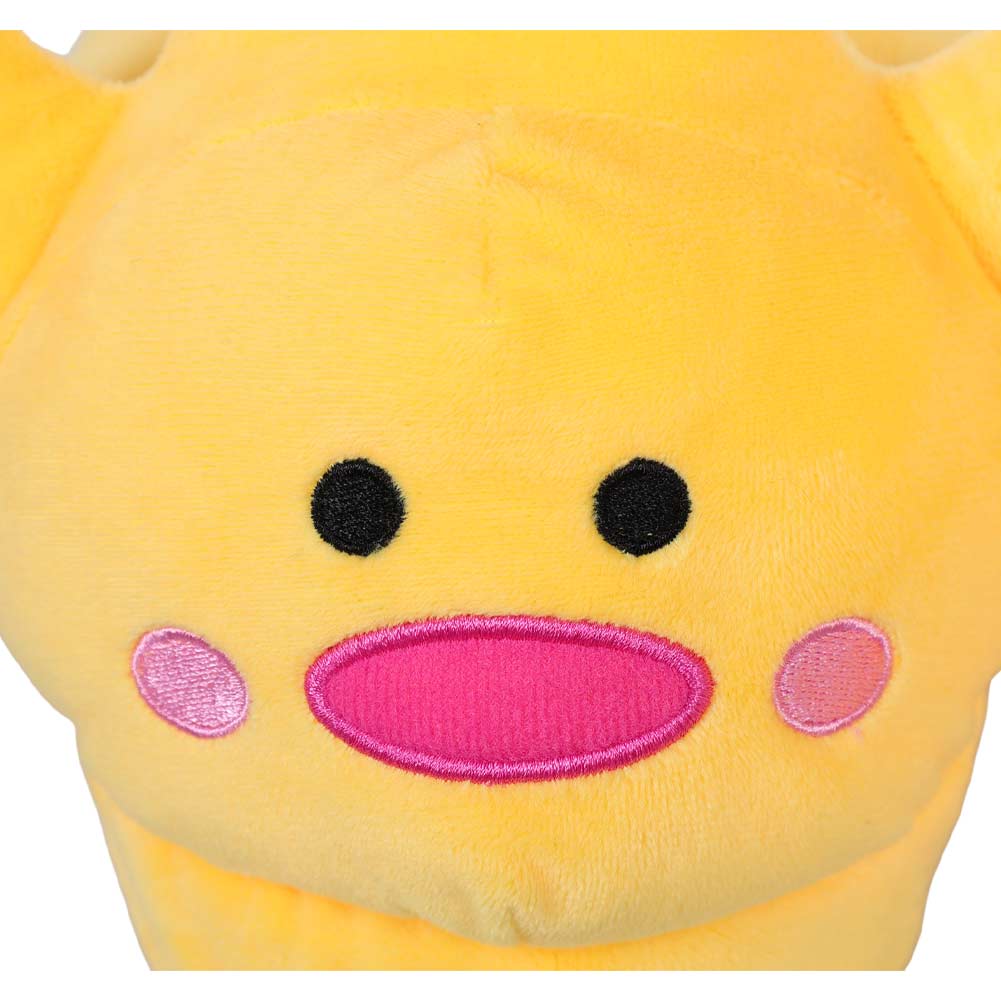 Hazbin Hotel Luzifer Cosplay Schuhe Halloween Karneval Zubehör Gelb Ente Hausschuhe