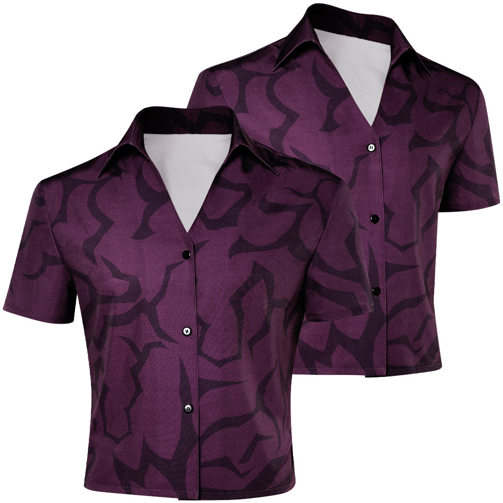 Herren Abby Shirt Kpop Demon Hunters Cosplay Kostüm Halloween Karneval Party Anzug