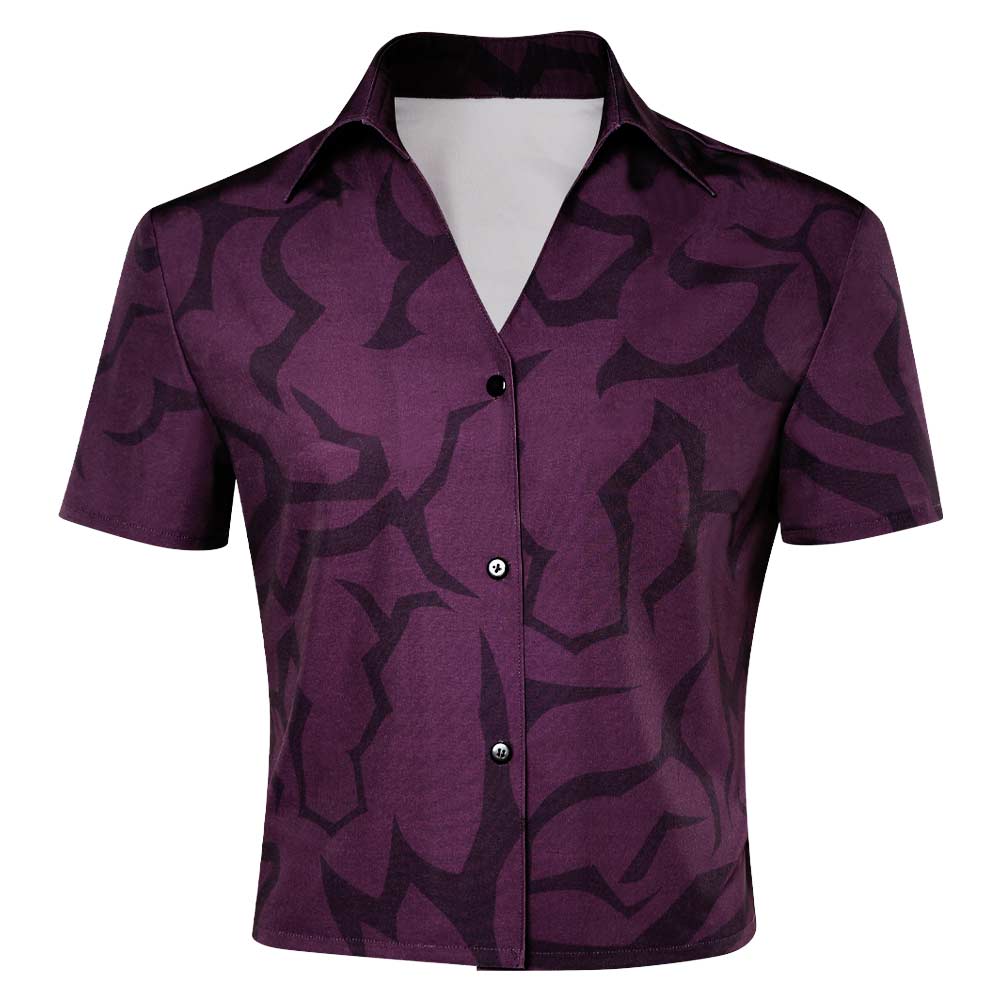 Herren Abby Shirt Kpop Demon Hunters Cosplay Kostüm Halloween Karneval Party Anzug