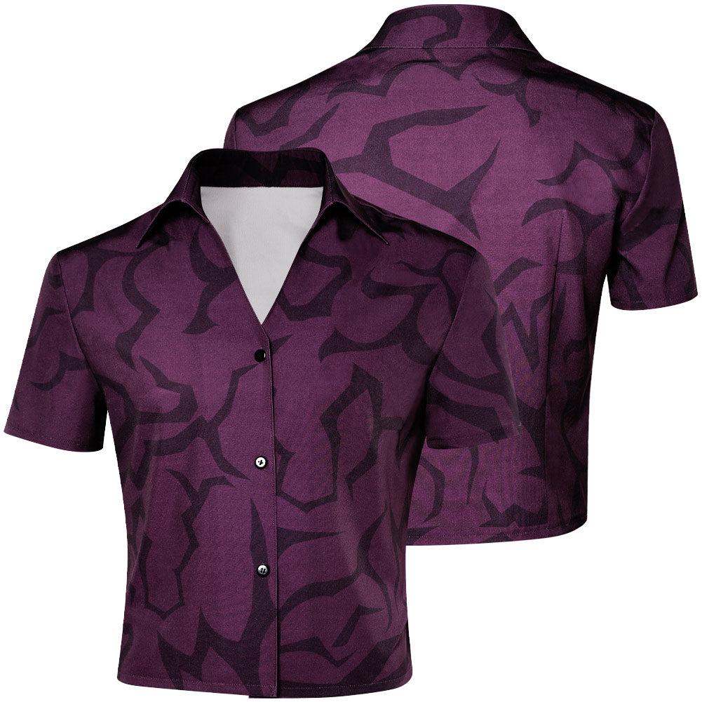 Herren Abby Shirt Kpop Demon Hunters Cosplay Kostüm Halloween Karneval Party Anzug