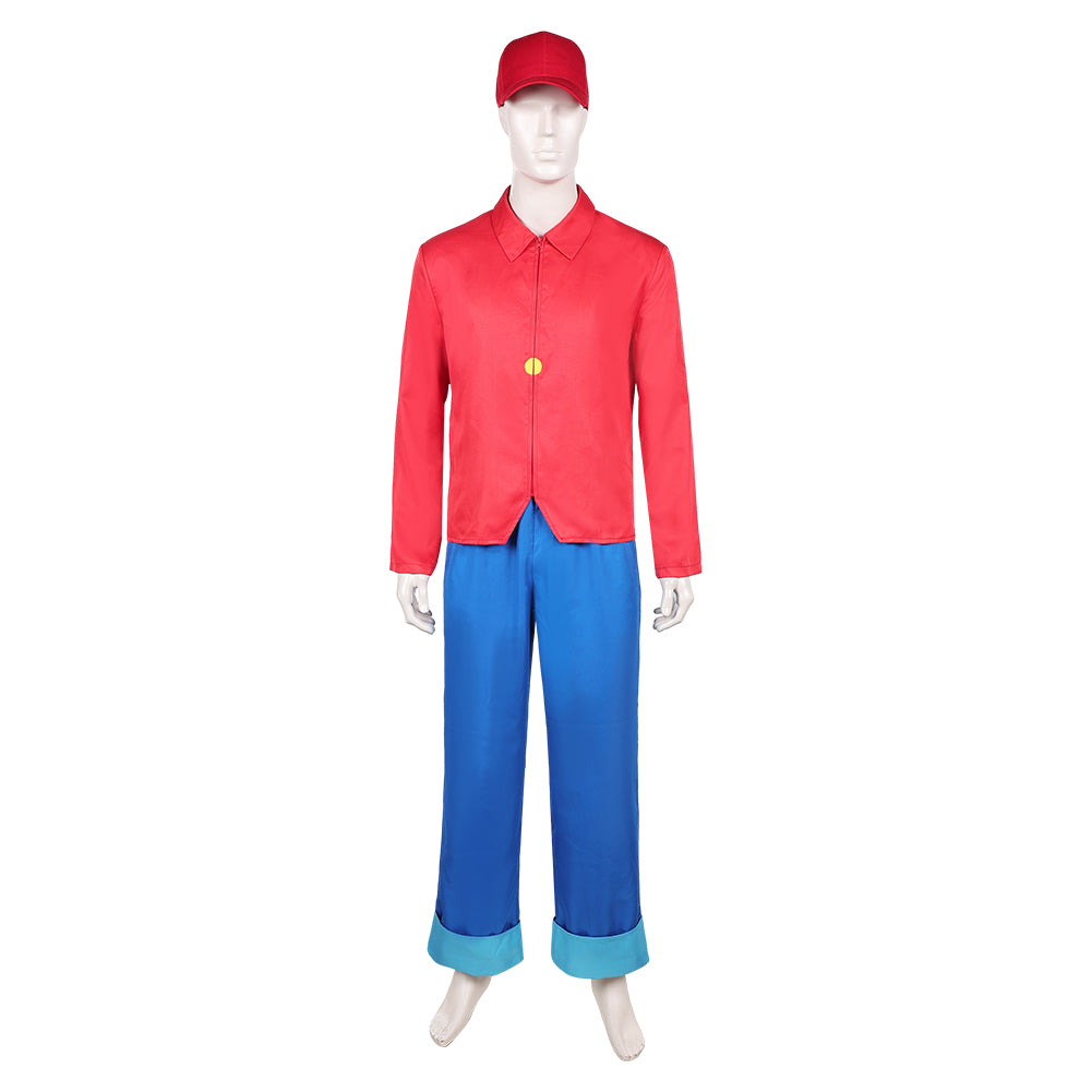 Herren Benjamin Blümchen Cosplay Kostüm Halloween Karneval Party Anzug