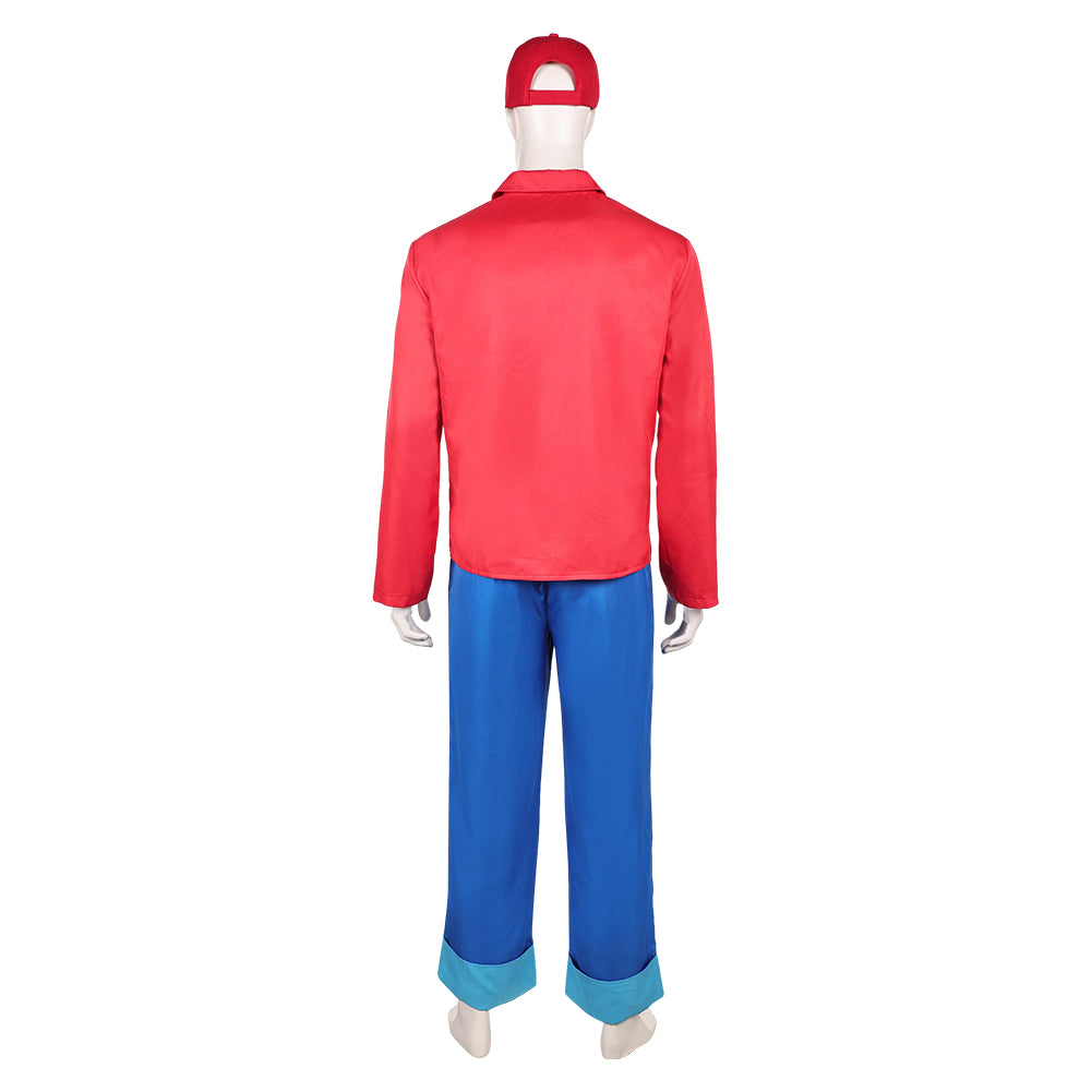 Herren Benjamin Blümchen Cosplay Kostüm Halloween Karneval Party Anzug
