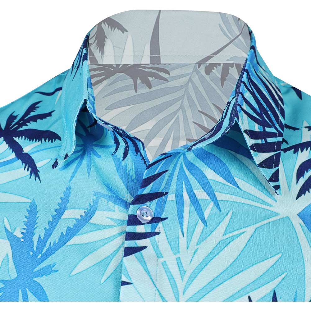 Herren blau Shirt Cosplay-Kostüm für Halloween, Karneval und Partys – Lucia Caminos GTA