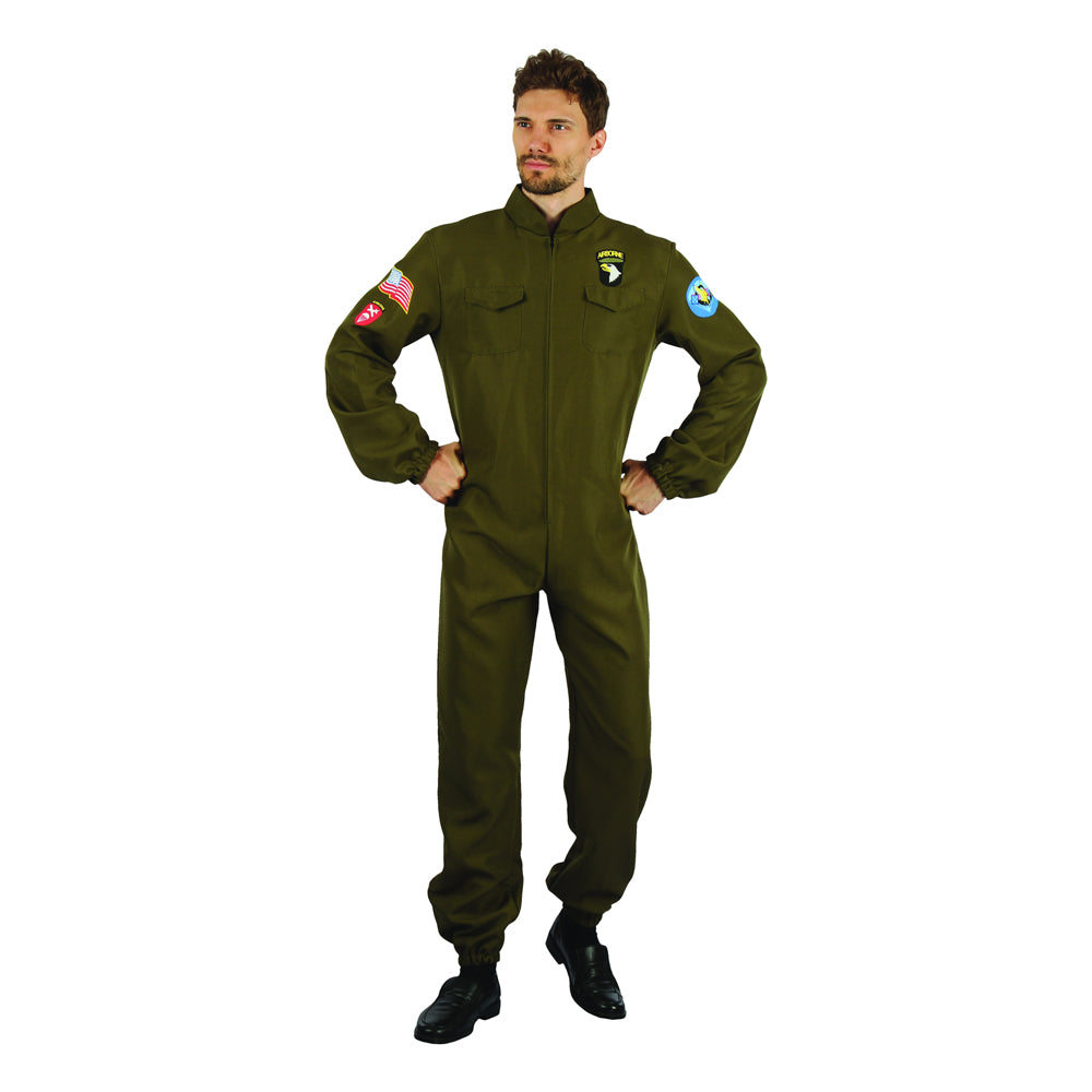 Herren Cosplay Kostüm Halloween Karneval Party Anzug Kapitän Pilot