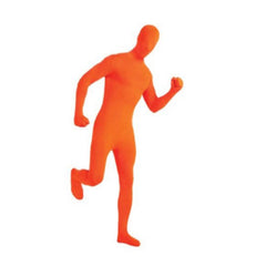 Herren Cosplay Kostüm Halloween Karneval Party Anzug Orange jumpsuit