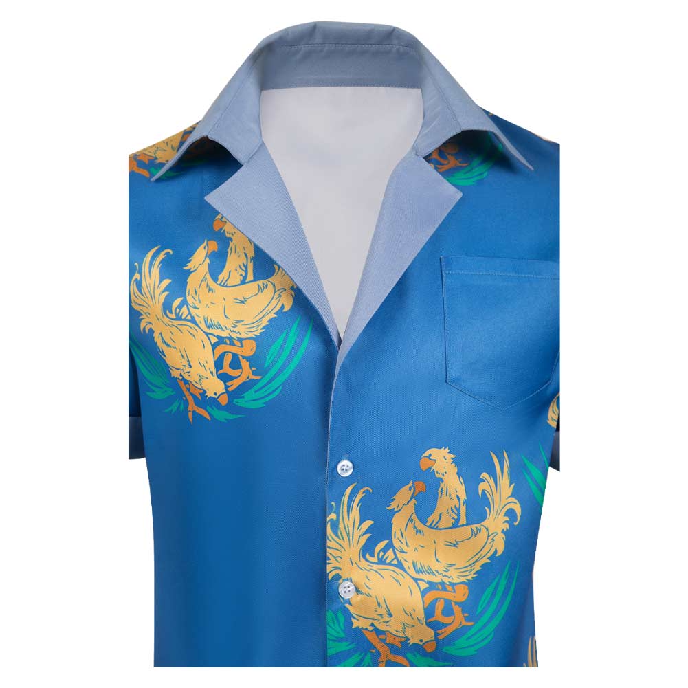 Herren Final Fantasy T-Shirt Cosplay Kostüm Kostüme Halloween Karneval Anzug Wolke cosplay