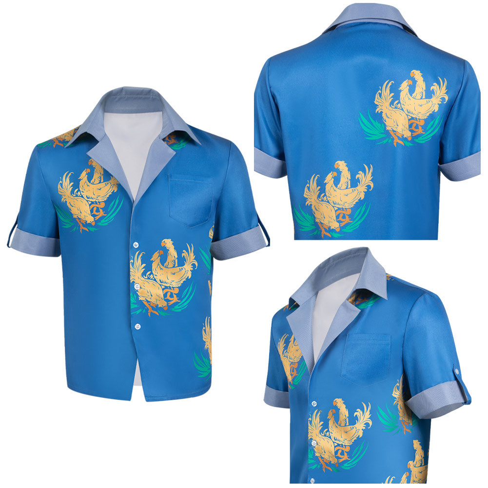 Herren Final Fantasy T-Shirt Cosplay Kostüm Kostüme Halloween Karneval Anzug Wolke cosplay