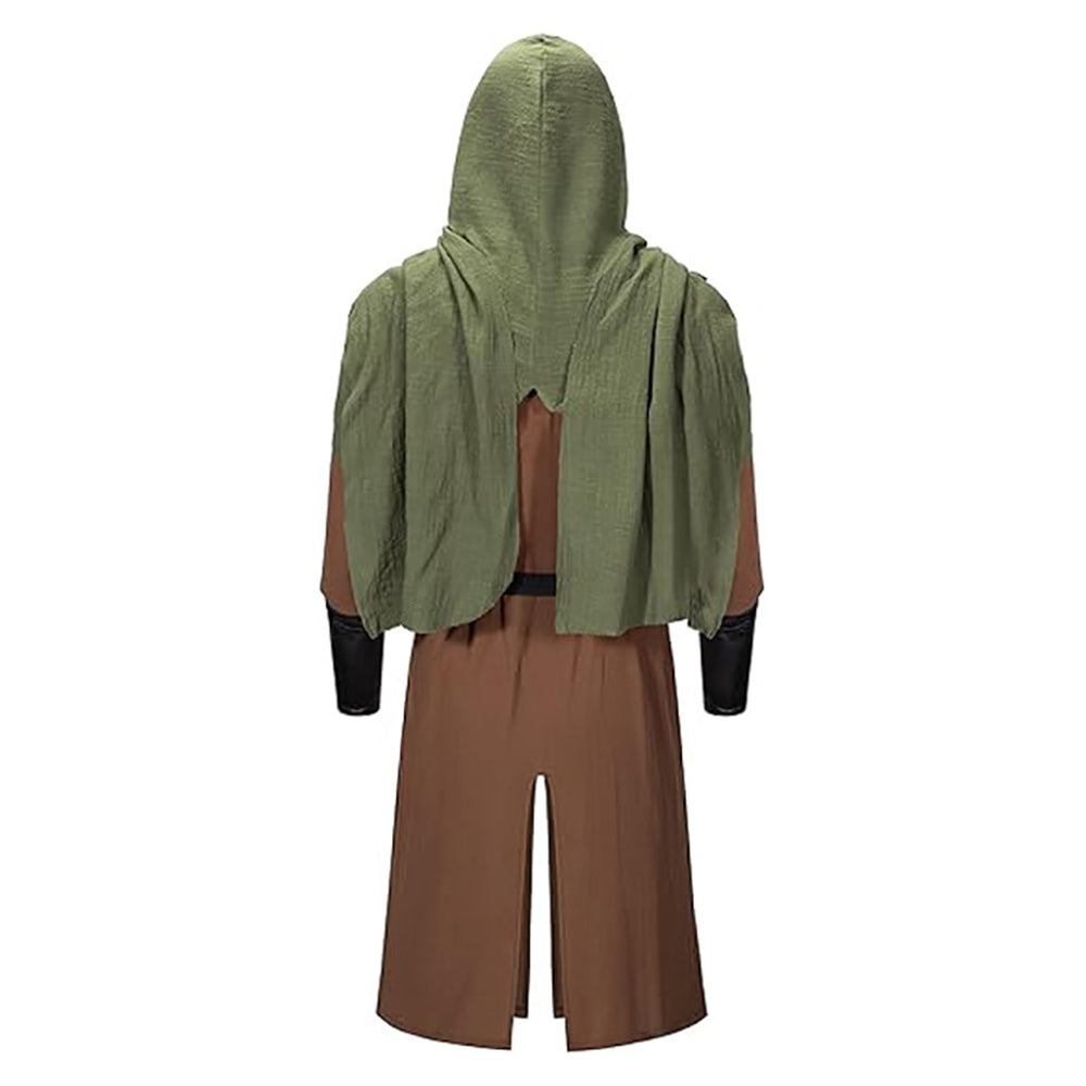 Herren Mittelalterliche Renaissance Piraten Ritter Schal Gewand Cosplay Kostüm Halloween Karneval Party Anzug
