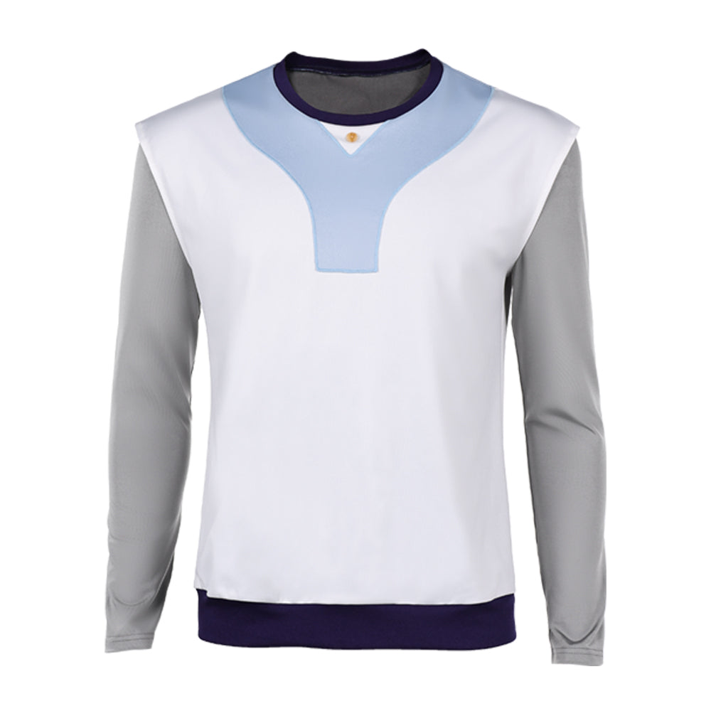 Herren Stranger Things Top Cosplay-Kostüm Halloween-Karnevalsparty-Anzug Lucas Sinclair Cosplay