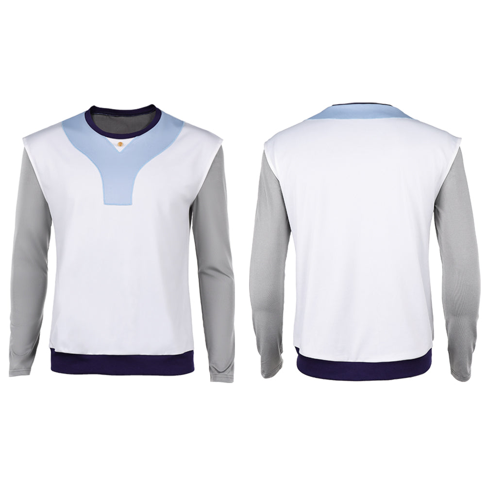 Herren Stranger Things Top Cosplay-Kostüm Halloween-Karnevalsparty-Anzug Lucas Sinclair Cosplay