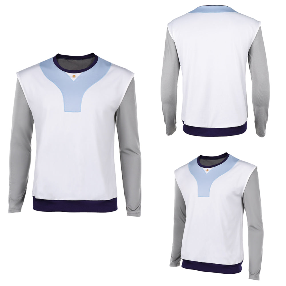 Herren Stranger Things Top Cosplay-Kostüm Halloween-Karnevalsparty-Anzug Lucas Sinclair Cosplay