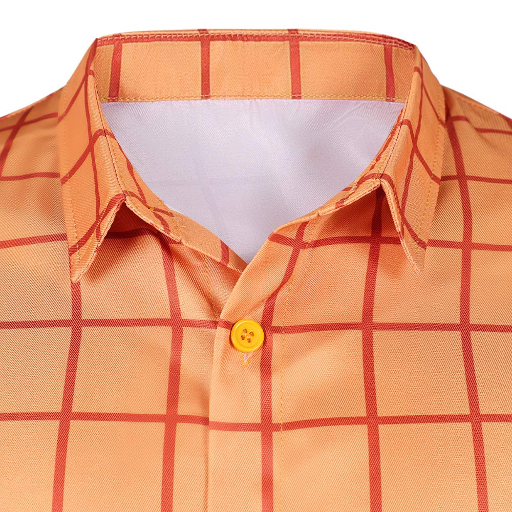 Herren Toy Story Cosplay-Kostüm für Halloween, Karneval oder Partys: Woody Weste Shirt