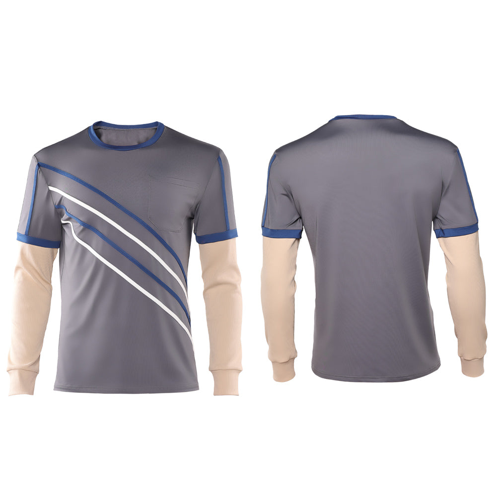 Herren Will Byers Stranger Things Shirt Cosplay Cosplay-Kostüm Halloween Karnevalsparty Anzug