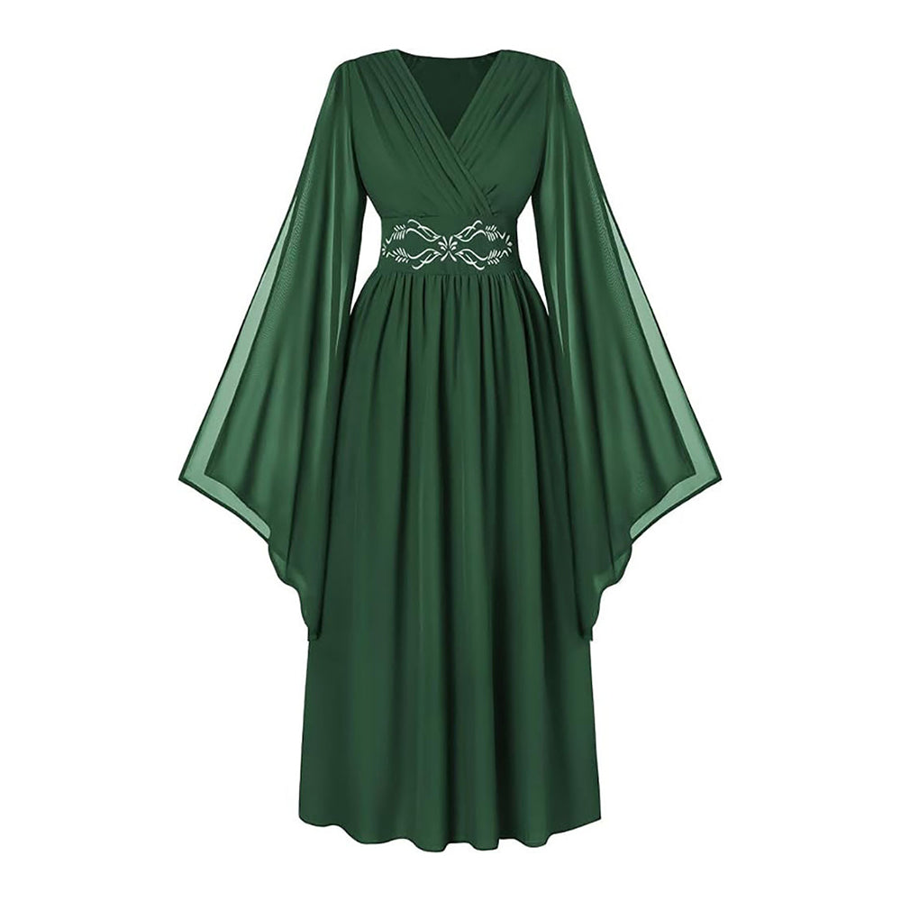 Hexe Renaissancerobe Mittelalterkleid Renaissance Gewand Latverian Halloween Karneval Kostüm