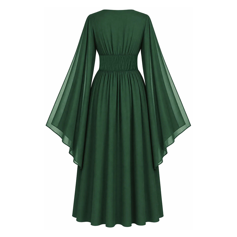 Hexe Renaissancerobe Mittelalterkleid Renaissance Gewand Latverian Halloween Karneval Kostüm