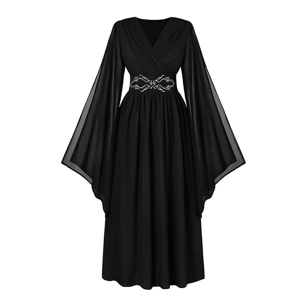 Hexe Renaissancerobe Mittelalterkleid Renaissance Gewand Latverian Halloween Karneval Kostüm