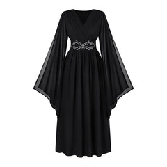 Hexe Renaissancerobe Mittelalterkleid Renaissance Gewand Latverian Halloween Karneval Kostüm