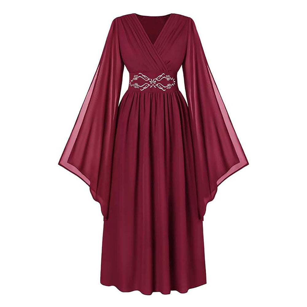 Hexe Renaissancerobe Mittelalterkleid Renaissance Gewand Latverian Halloween Karneval Kostüm