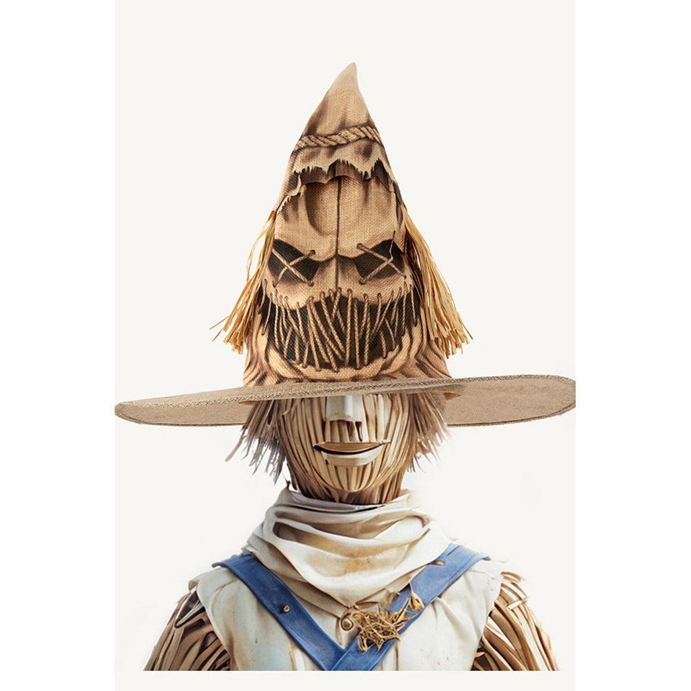 Hexenhut Vogelscheuche Halloween Karneval Kostüm Zubehör