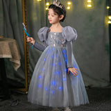 Kinder Mädchen tutu Kleid LED Kleidung für Hochzeitskleider