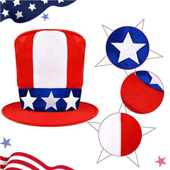 Independence Day Onkel Sam Pailletten Halloween Karneval Kostüm Zubehör