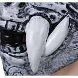Japanisches Teufelsgesicht Kostüm Hannya Maske Latex Masken Helm Maskerade Halloween Party Kostüm Requisiten