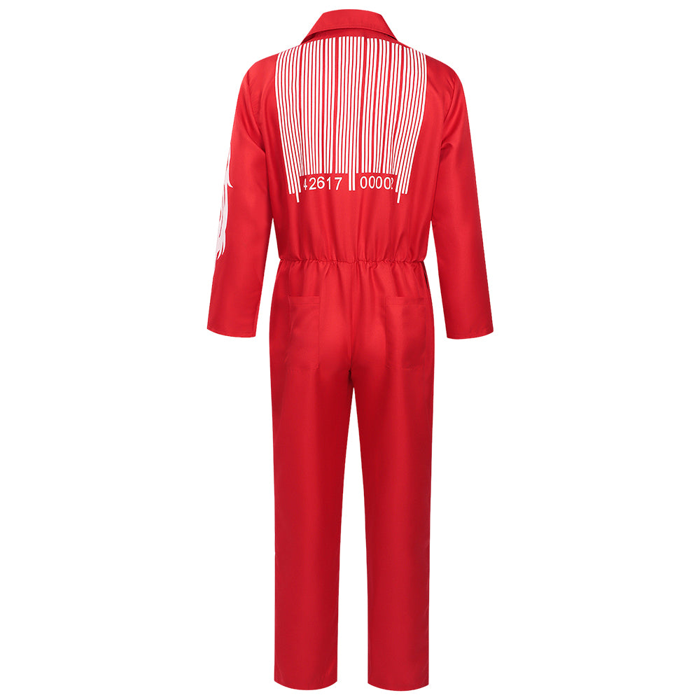 Joey Jordison rot Jumpsuit Slipknot Jordison Cosplay Kostüm