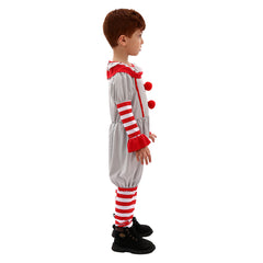 Kinder Clown Cosplay Kostüm Outfits Halloween Karneval Anzug