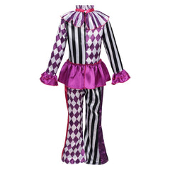 Kinder Cosplay-Kostüm Halloween Karneval Party-Outfit Clown Illusionist