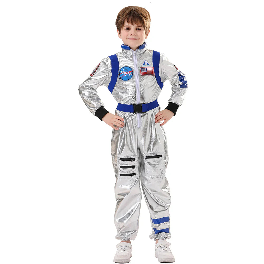 Herren Cosplay Kostüm Outfits Halloween Karneval Anzug Astronaut