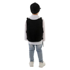 Kinder Cosplay Kostüm Outfits Halloween Karneval Anzug Kinder Polizei FBI