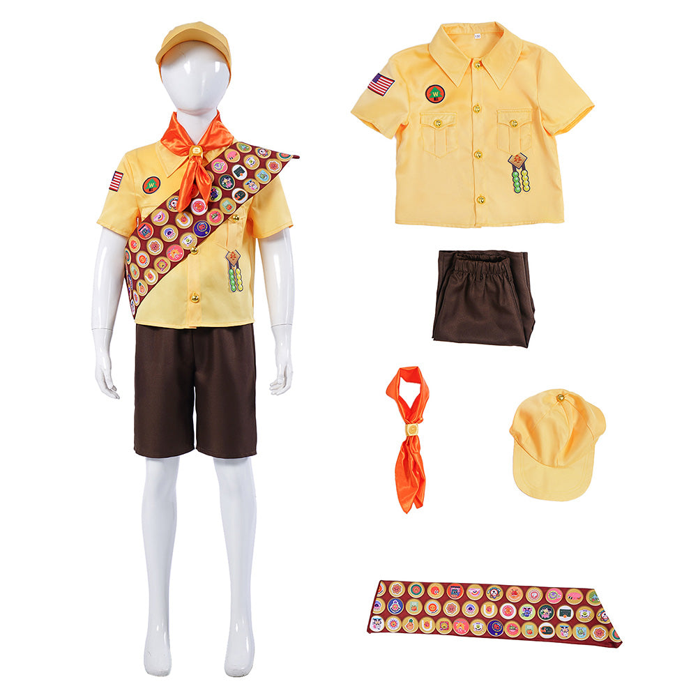 Kinder Cosplay Kostüm Outfits Halloween Karneval Anzug Russell Up