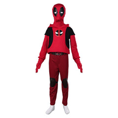 Kinder Deadpool Cosplay Kostüm Outfits Halloween Karneval Anzug cos Wade Wilson