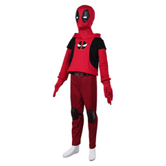 Kinder Deadpool Cosplay Kostüm Outfits Halloween Karneval Anzug cos Wade Wilson