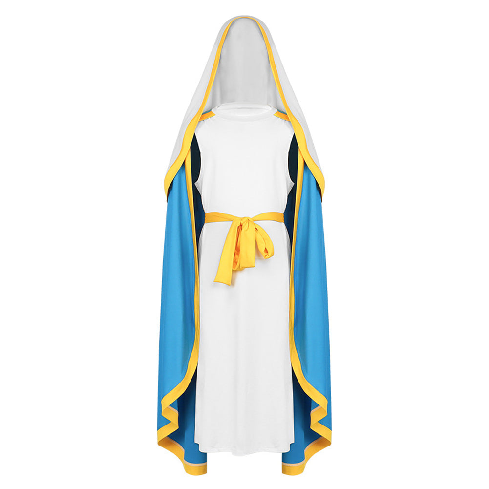 Kinder Die Jungfrau Maria cosplay Kostüm Outfits Halloween Karneval Anzug